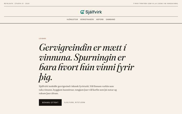 Forsíða útgáfu 2