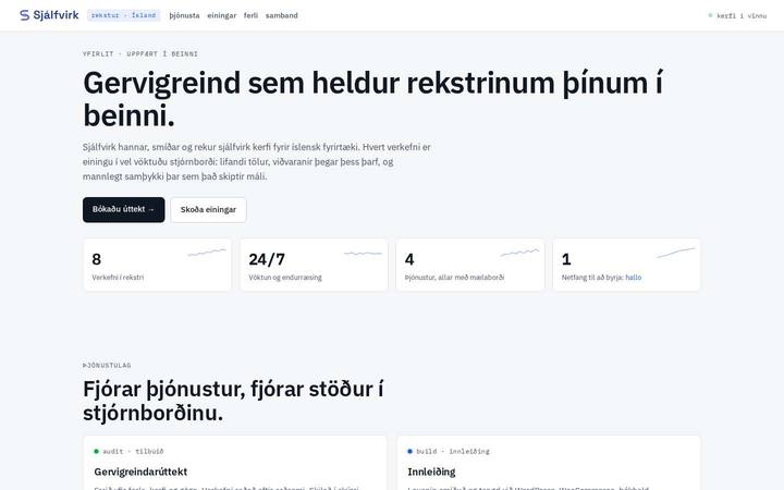 Forsíða útgáfu 6