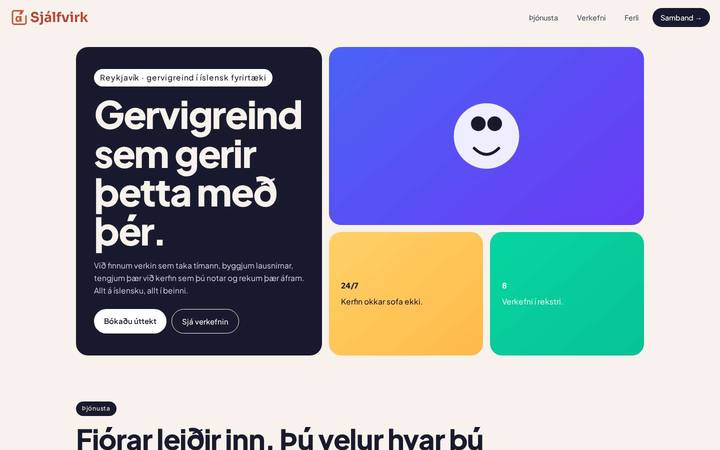 Forsíða útgáfu 10