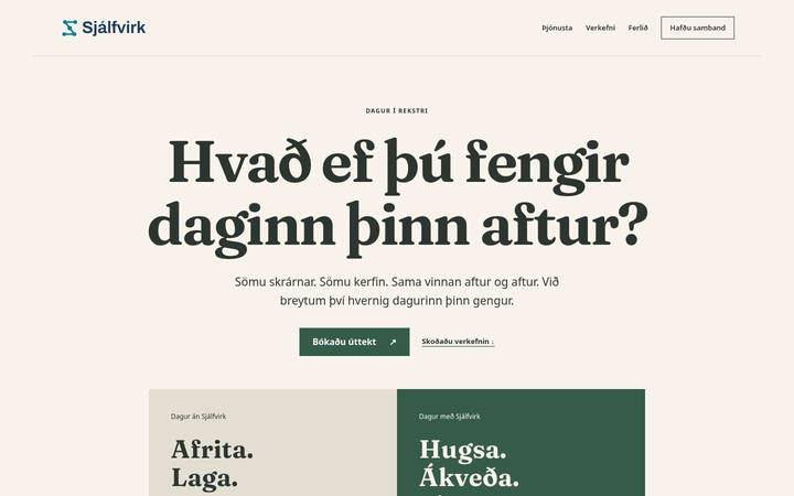 Forsíða útgáfu 16